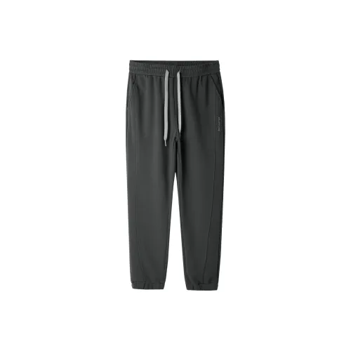 HLA Темно-серый цветочный CW Мужские повседневные штаны