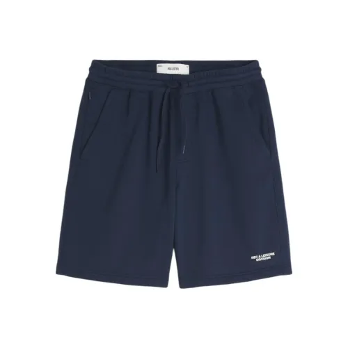 Hollister Повседневные шорты Мужские Синие