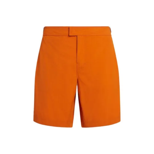 Zegna SS24 Пляжные шорты Мужские Оранжевые