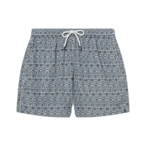 FEDELI Пляжные шорты Мужские Темно-оливковый зеленый