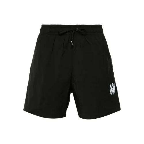 AMIRI Мужские черные пляжные шорты