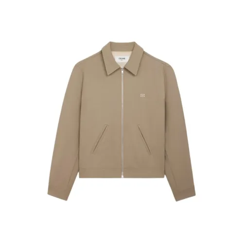 CELINE SS25 Куртки Пальто Мужской CAMEL