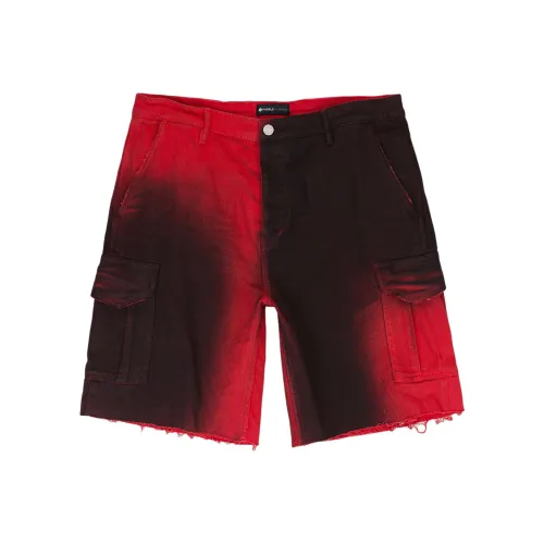 PURPLE BRAND Карго шорты мужские черные