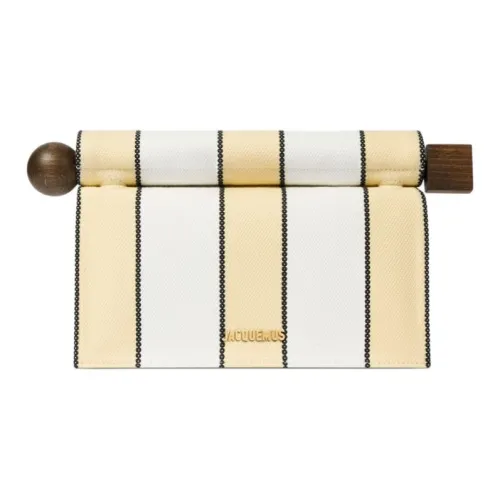 Jacquemus Хлопок Клатч Женская Белый и Желтый