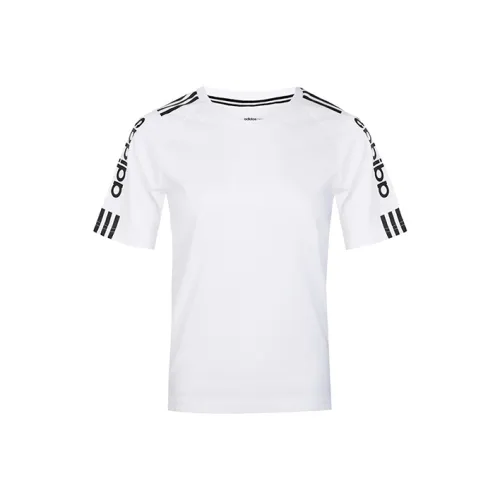 ADIDAS NEO Реглан рукав T-рубашка Женская Белая