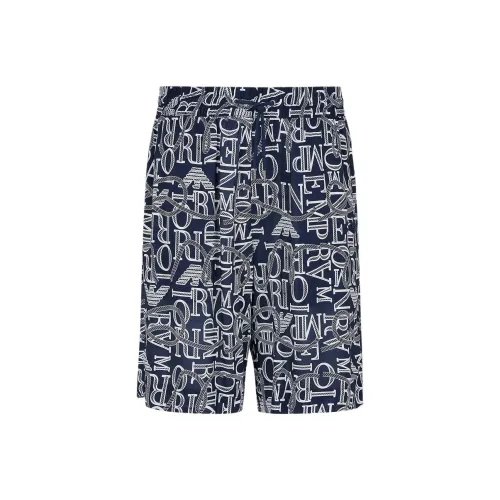 Emporio Armani SS24 Пляжные шорты Мужские Морской синий