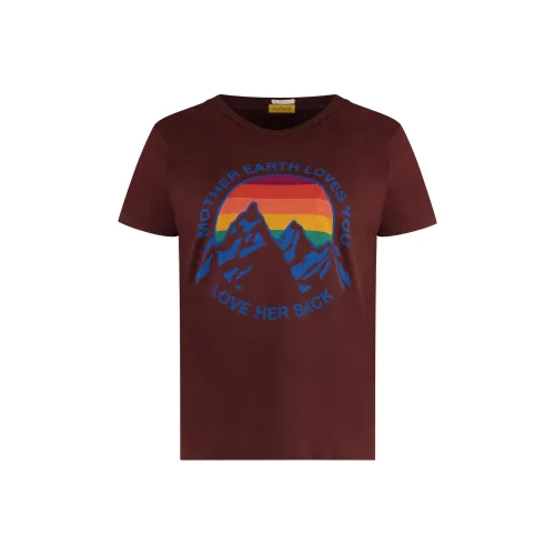 MOTHER T Рубашка Женская Бордовая