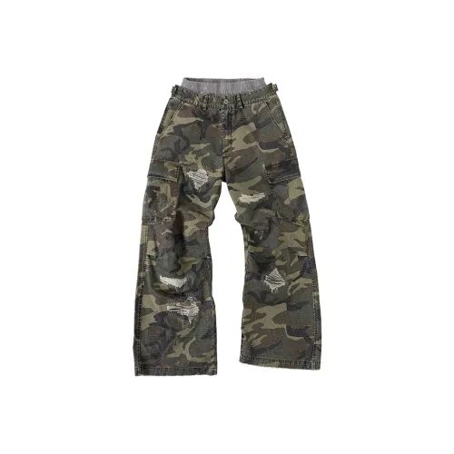 8FF SS25 Повседневные брюки Унисекс Лесной зеленый