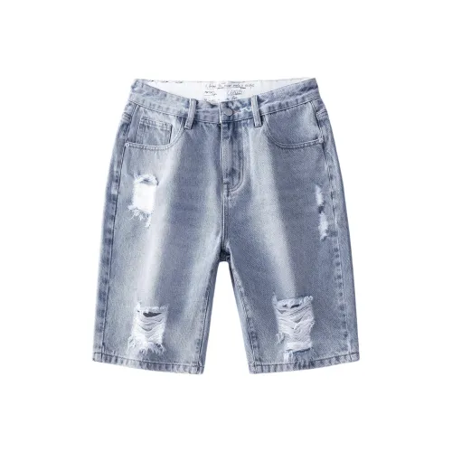 JUCY JUDY Светло-синий Унисекс Джинсовые шорты