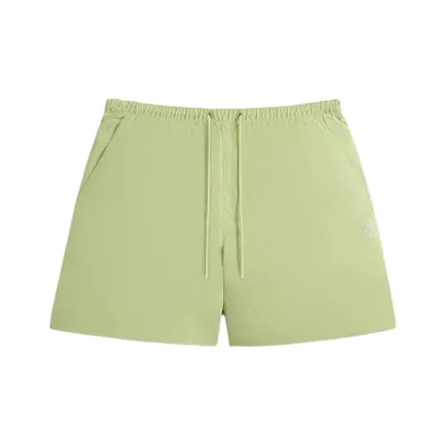 KITH Twill Collins Плавательные шорты Мужские Желто-зеленые