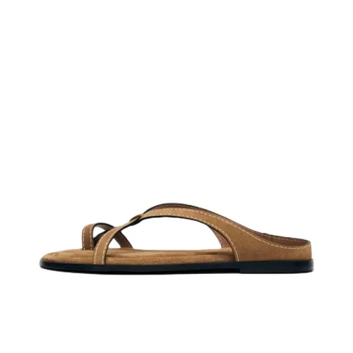 ALOHAS Шлепанцы Женские Коричневый