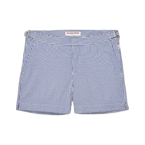 Orlebar Brown Мужские синие пляжные шорты
