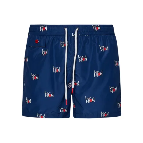 KITON Мужские синие плавательные шорты