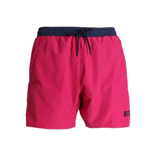 Hugo Boss Пляжные шорты Мужские Фуксия