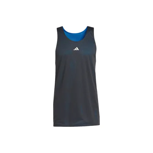 Adidas Баскетбольная Джерси Мужская Угольный Черный