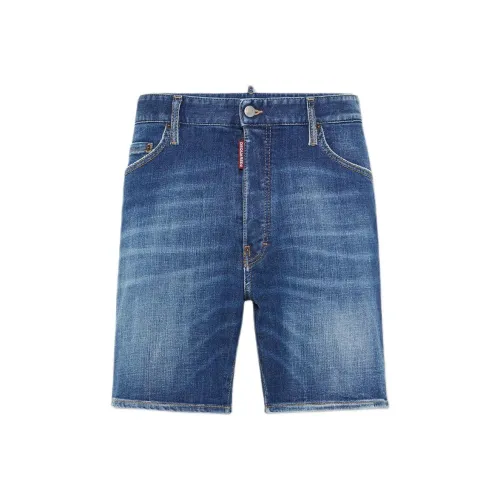 DSQUARED 2 Джинсовые шорты Мужские Синие