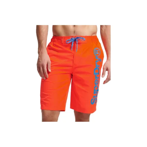 SUPERDRY Orange Мужские Пляжные Шорты
