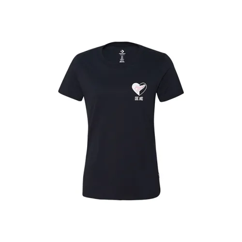 Конверс All Star Love Черные Женские Футболки