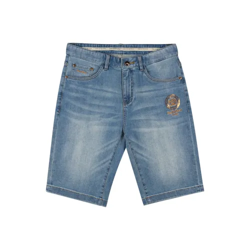 Raidy Boer 2025 Летние Джинсовые Шорты Мужские Светло-Синие