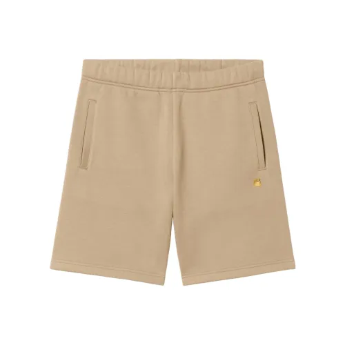 Carhartt WIP SS24 Chase Sweat Short Casual Shorts Men's Khaki