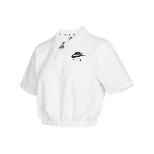 NIKE Белые Женские Короткие Топы