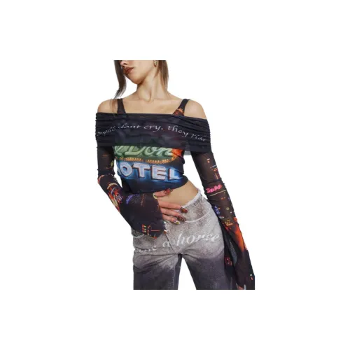 Jaded London Черные Женские Майки