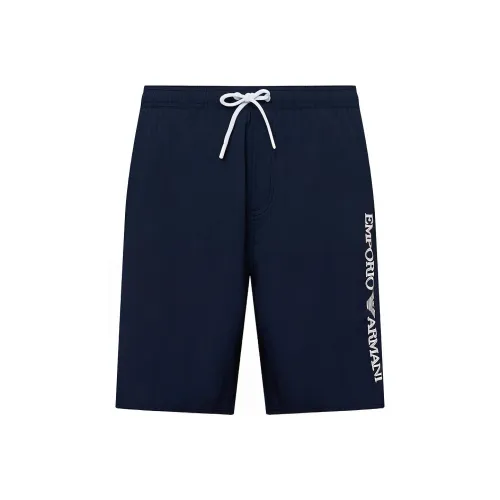 EMPORIO ARMANI SS24 Повседневные шорты Мужские Темно-синие