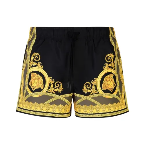 VERSACE Пляжные шорты Мужские Черные
