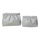 Плиссированная сумка - Белая [Тубы + Трубы]