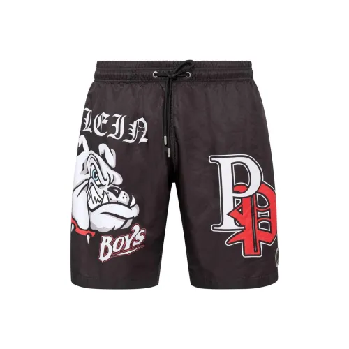 PHILIPP PLEIN Черные Мужские Повседневные Шорты