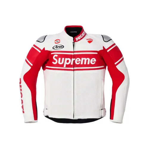 Supreme X DUCATI X DAINESE Гоночный костюм Унисекс Красный