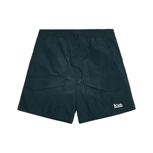 Kith Зеленые Унисекс Спортивные Шорты