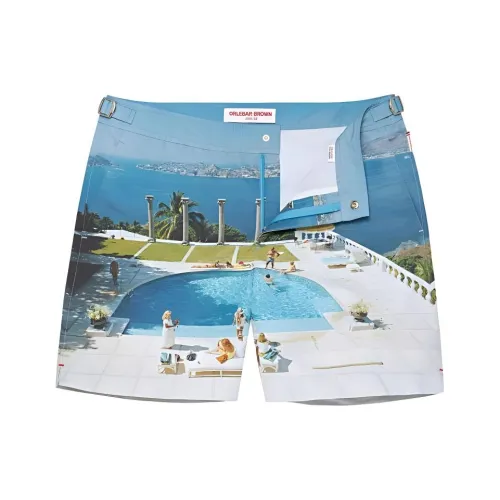 Orlebar Brown SS24 Пляжные шорты Мужские Синие