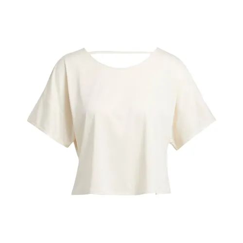 Adidas Экрю Женские Короткие Топы