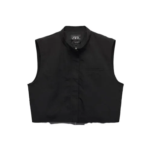 ZARA Черные Женские Майки