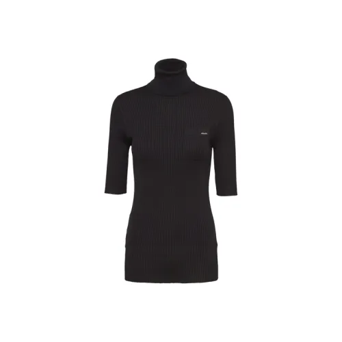 PRADA Черные Женские Короткие Топы