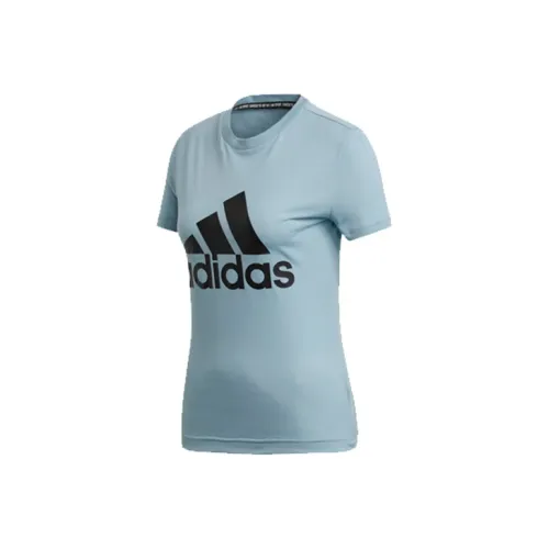 Adidas Синие Женские Футболки