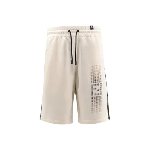 FENDI SS24 Повседневные шорты Мужские Бежевые