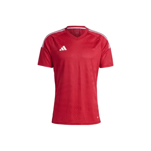 Adidas Red Men's Football Jersey Adidas Красный Мужской Футбольный Джерси