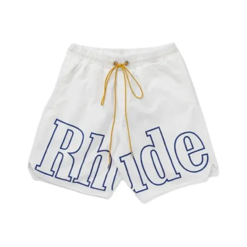 RHUDE Белые Мужские Повседневные Шорты