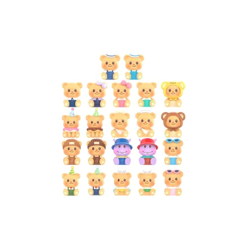 TOP TOY Butter Bear Мини Магия Сидящая Фигурка Коллекция Слепые Коробки 10 для Одиночной Слепой Коробки Полной Коробки