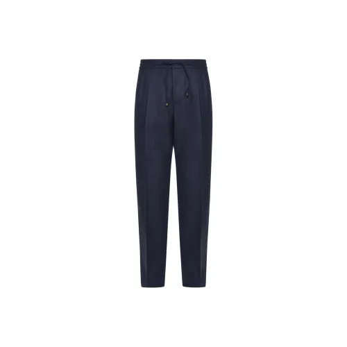 BRUNELLO CUCINELLI Повседневные брюки Мужские Темно-синие