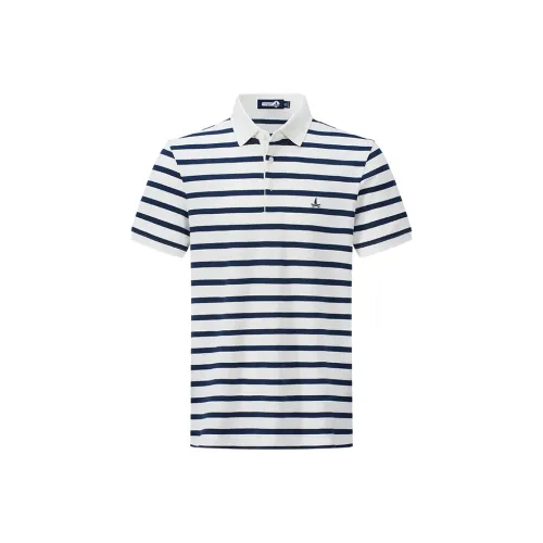 NAVIGARE Технический белый Синий Унисекс Поло