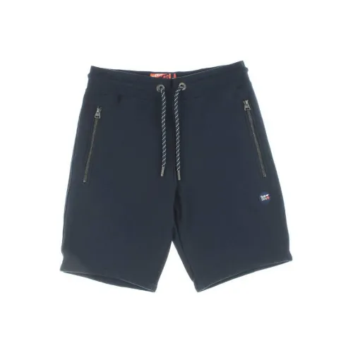 SUPERDRY Повседневные шорты Мужские Морской синий