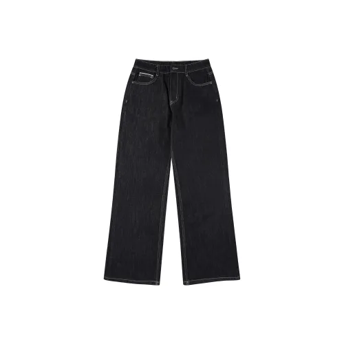 GEOFFREY B. SMALL Джинсы Унисекс Оригинальный Черный Деним