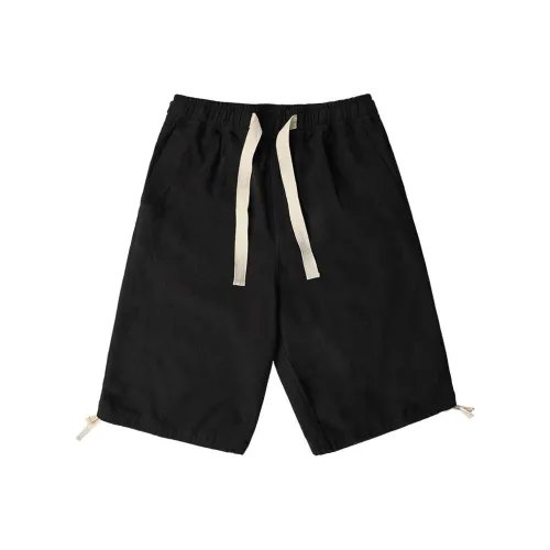 PUSH HZC Повседневные шорты Мужские Черные