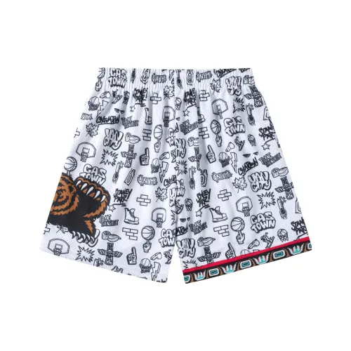 Mitchell Ness Белые Шорты для баскетбола для мужчин