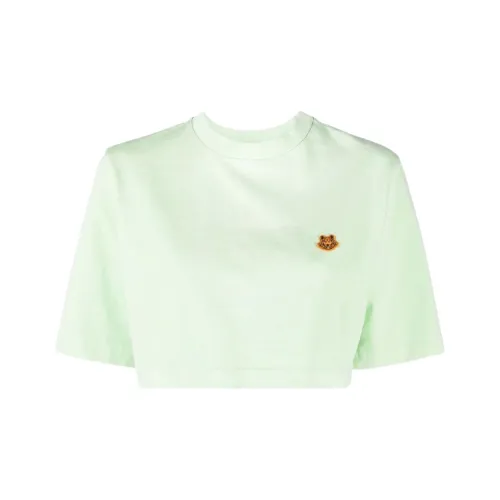 KENZO Зеленый Женские Короткие Топы