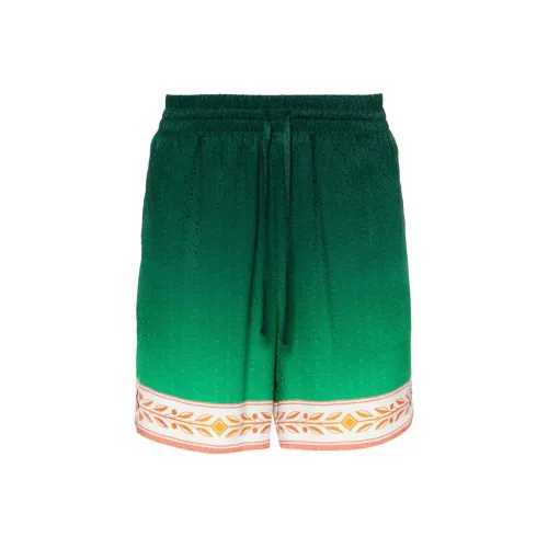 CASABLANCA SS24 Повседневные шорты Мужские Зеленые