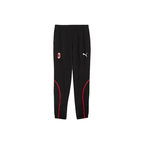 PUMA AC MILAN Черный Красный Мужские Повседневные Штаны